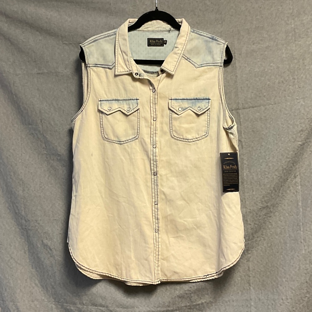 Casual denim  Button Down Shirt